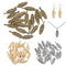 Earrings Accessories Necklace Pendant Small Charm Feather Leaf Bracelet Beads