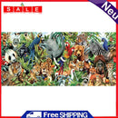 Paint By Numbers Kits Animal Family DIY Hand Painted on Canvas Coloring Picture