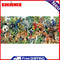 Paint By Numbers Kits Animal Family DIY Hand Painted on Canvas Coloring Picture