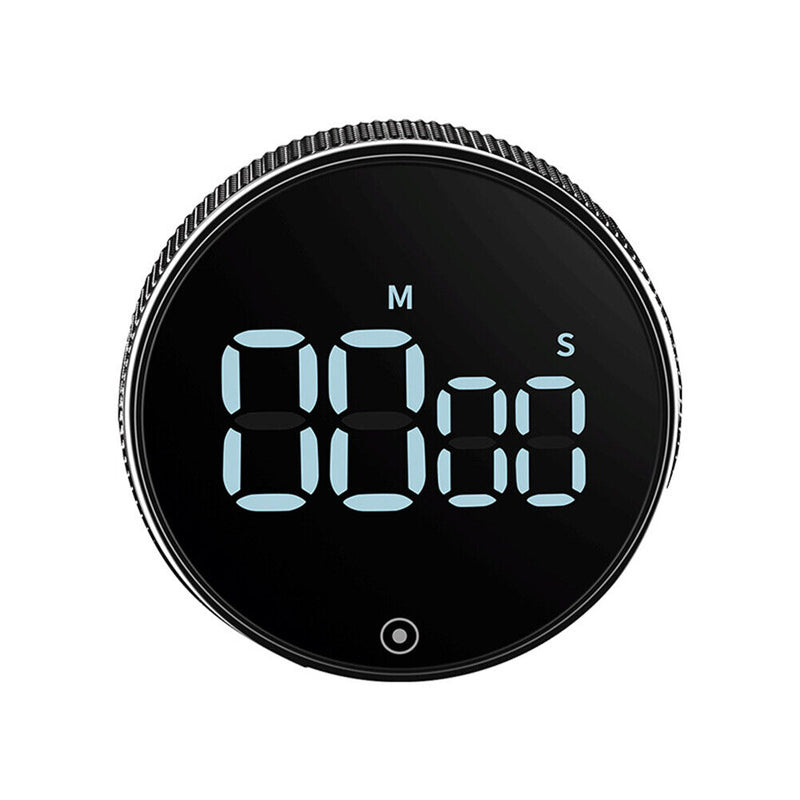 Digital Display Magnetic Rotation Timer Adjustable Electronic Countdown Device