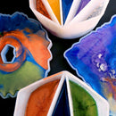 #A Silicone Split Cups for Acrylic Paints Pouring Silicone Dividers Making Paint