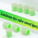 Universal Fluorescent Car Tire Valve Caps 4pcs D7Q3
