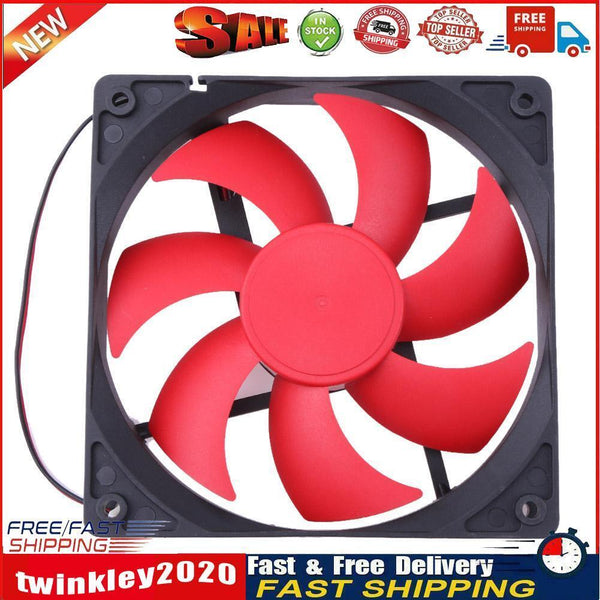12cm 120mm DC12V 1800R 120x120x25mm  2Pin Cooling Fan for PC Newly