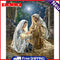 DIY Paint By Number Kit Frameless Religious Jesus Handpainted Canvas Art Decor
