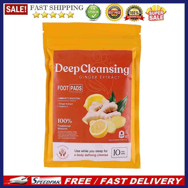 Bamboo Vinegar Ginger Foot Patches Pain Relieving Plaster for Unisex Health C