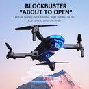 4k HD Dual Camera Rc Drone Obstacle Avoidance Follow Me Foldable with Led Lights