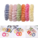 Fur Soft Plush Scrunchies Rubber Headband Hair Accessorier Ponytail Holder