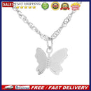 Metallic Butterfly Women Necklace Pendant Clavicle Chain for Valentine Day Gi