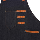 Barber Sleeveless Denim Apron Hairdresser Hair Cutting Protection Tool (B) Newly
