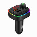 12V/24V Bluetooth FM Transmitter Radio MP3 Wireless Car 7Y6T Adapter USB Z8B5