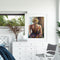 Woman Back Oil Paint By Numbers Drawing DIY Hand Painted Wall Art Craft Decor