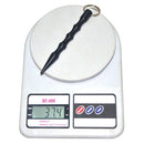 Aluminum Drill Keychain Pen Stick Anti Wolf for Outdoor Camping Hiking Tools