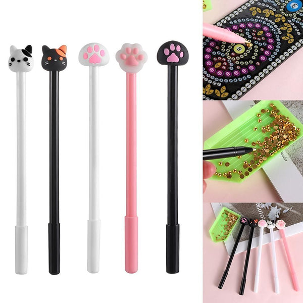 Embroidery Cross Stitch 5D Diamond Painting Cat Claw Pens Point Drill Pen