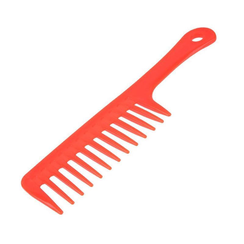 AFfeco 2 x Wide Tooth Combs Hair Care Barber Styling Hairbrush Barber Tool