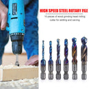 6x Screw Machine Hex Shank Thread Metric Compound Tap Drill Bits (Short) Newly