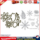 Flower Friendship Paper Cut Dies Metal Stencil Silicone Seal Mold (C) Newly