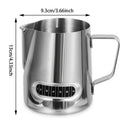 Display Steaming Pitchers Milk Frothing Pitcher 600ml/20oz Stainless Steel