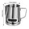 Display Steaming Pitchers Milk Frothing Pitcher 600ml/20oz Stainless Steel