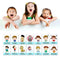 Emotional Words Mood Flash Cards For Kids English Educational Learning 2021 N5S7