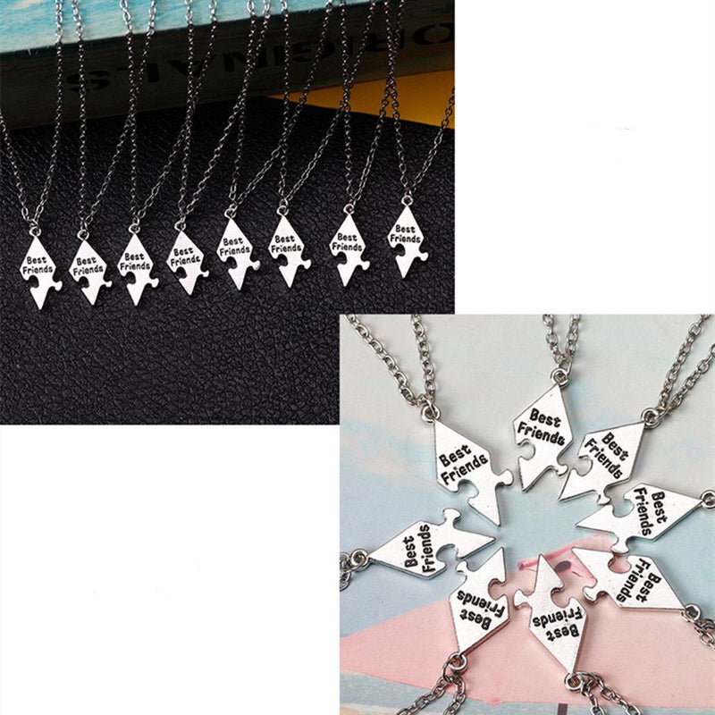 Star Choker Stitching Best Friend Necklace Puzzle Piece Bff Friendship Necklace