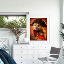 Oil Painting By Numbers Acrylic Handmade Art Owl Digital Picture for Home Decor