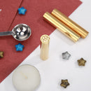 Cylindrical Sealing Wax Brass Envelope Retro Seal Stamp Round Bar Customs Supply