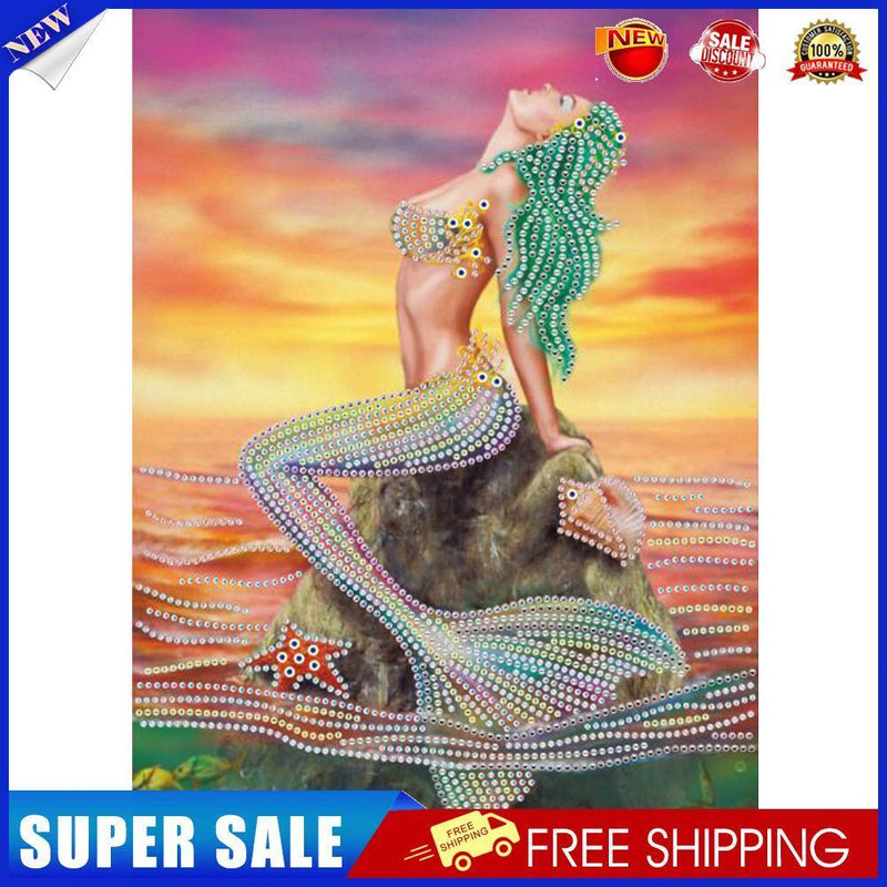 5D DIY Special Shaped Diamond Painting Art Women Cross Stitch (Beauty06)