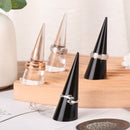 Transparent Acrylic Cone-Shape Jewelry Holder Ring Holder Ring Stand Display