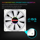 COOLMOON 120mm Cooling Fan 4Pin PWM Adjustable Speed Silent Computer Accessories