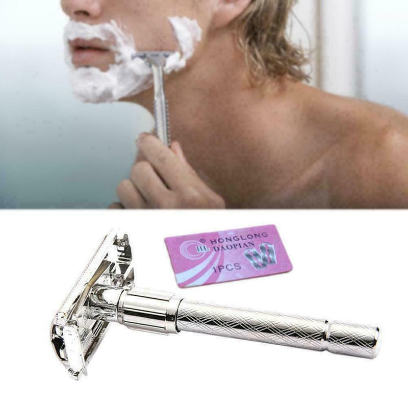 Old-Style Classic Safety Men Double Edge Shaving Hair Razor Hot Shaver E4Q E6B4