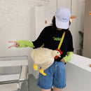Cartoon Chicken Shaped Shoulder Handbag Large Capacity Street Kids Crossbody Bag