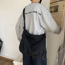 Large Capacity Canvas Shoulder Bags Soft Travel Women Men Crossbody Satchels