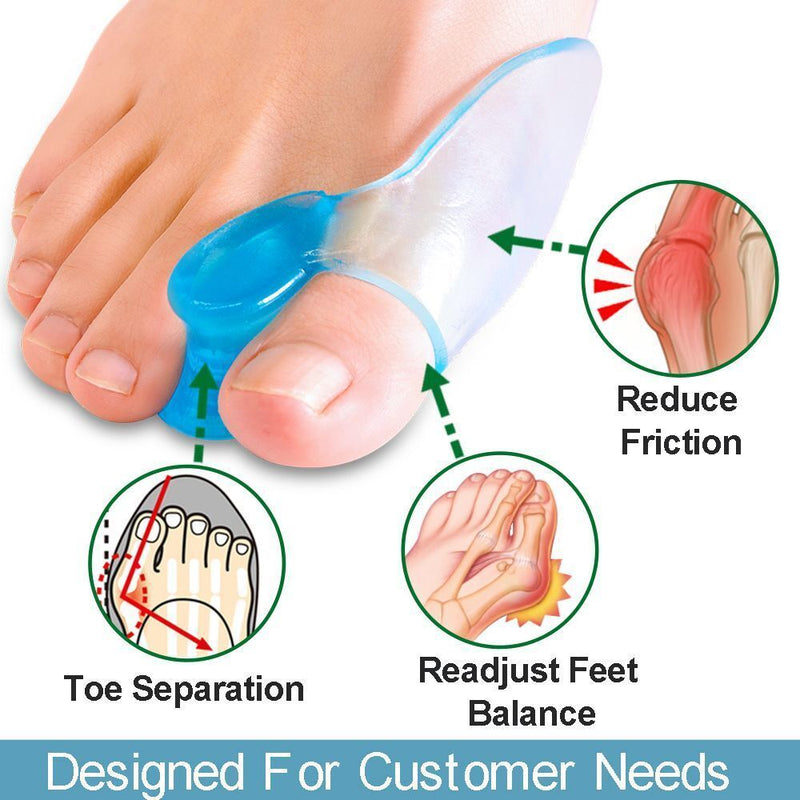 Separator Fingers Corrector Straightener Protector Adjuster Bunion Massager