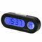 2 in 1 LCD Digital Car Electronic LED Time Clock Thermometer w/ Backlight E6B4