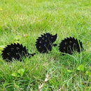 Garden Statue Pile Plug-in Posts Standing Hedgehog Decoration Silhouette Stakes