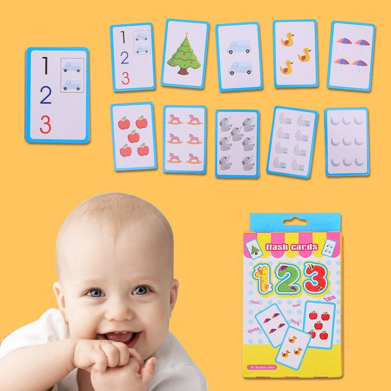 ABC English Alphabet Card 123 Writing Card Children Educational Toys (123) Newly
