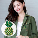 Elegant Pineapple Pins Brooch Rhinestone Badges Jacket Jewelry Ornaments Newly