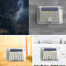 90LED Solar Outdoor Wall Light Waterproof 4-Sided Motion Sensor Garden Park Lamp