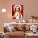 Full Embroidery Stamped Jesus DIY 11CT Eco-Cotton Thread Cross Stitch Needlework