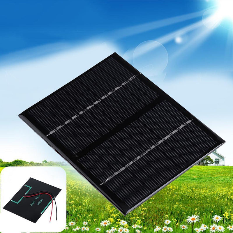 12V 1.5W Solar Panel Epoxy Polycrystalline Silicon DIY Battery Power Charge