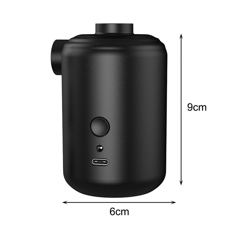 Portable Air Compressor Quick Fill Mattress Camping Bed Pool Toys Air Pump