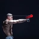 Headset Boxing Speed Trainer Ball Soild Red Rubber Magic Ball Training Tool