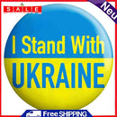 Liujuan Pin with Ukraine "I Stand with Ukraine", Round, 5.8 cm