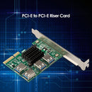 PCI-E Extender Adapter 1 to 4 PCI-Express Slot USB 3.0 Riser Multiplier Card