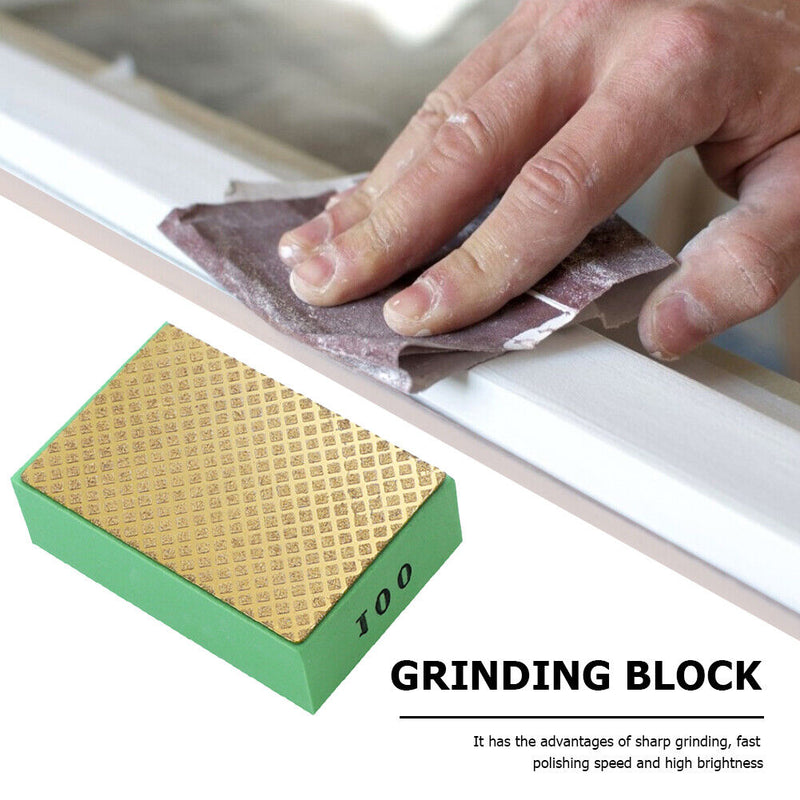 Diamond Hand Polishing Pad Stone Wiper Glass Polishing Grinding Block Marble