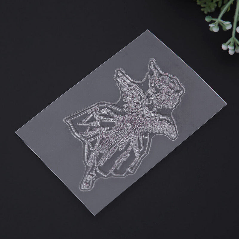 Silicone Clear Stamp + Metal Cutting Dies Stencil Frame Scrapbook Craft-172