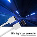 4Pin Extension Cable RGB 5050 3528 LED Strip Light Connector Wire (1.5m) Newly