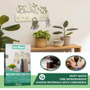 Wall Mounted Wood Key Holder 5 Hooks Organizer Entrance Door Hanging Rack Newly