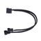 4pin IDE Molex to 2-Port 3Pin/4Pin Cooler Cooling Fan Splitter Cable