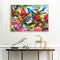 DIY Bird Flower Oil Paint by Numbers Kit Drawing on Canvas Pictures Home Deco
